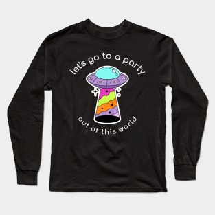 Alien Rave Party Long Sleeve T-Shirt